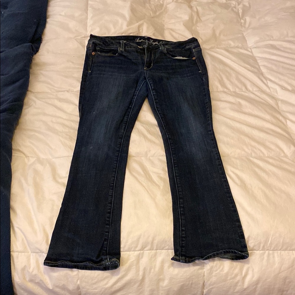 Silver Jeans Dark Wash Flare Jeans